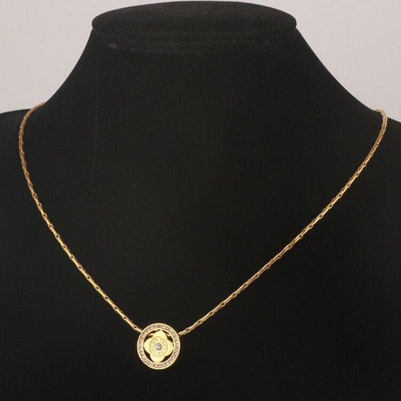 NEW Henri Bendel Gold Pave Snake Chain Necklace - Picture 8 of 10